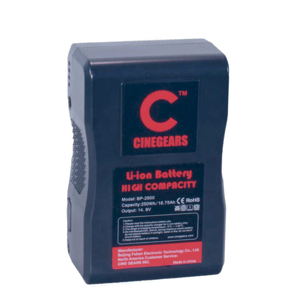 CINEGEARS 250Wh V- Mount Production Battery